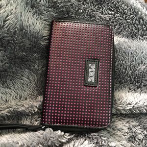 Vs pink wristlet and phone holder